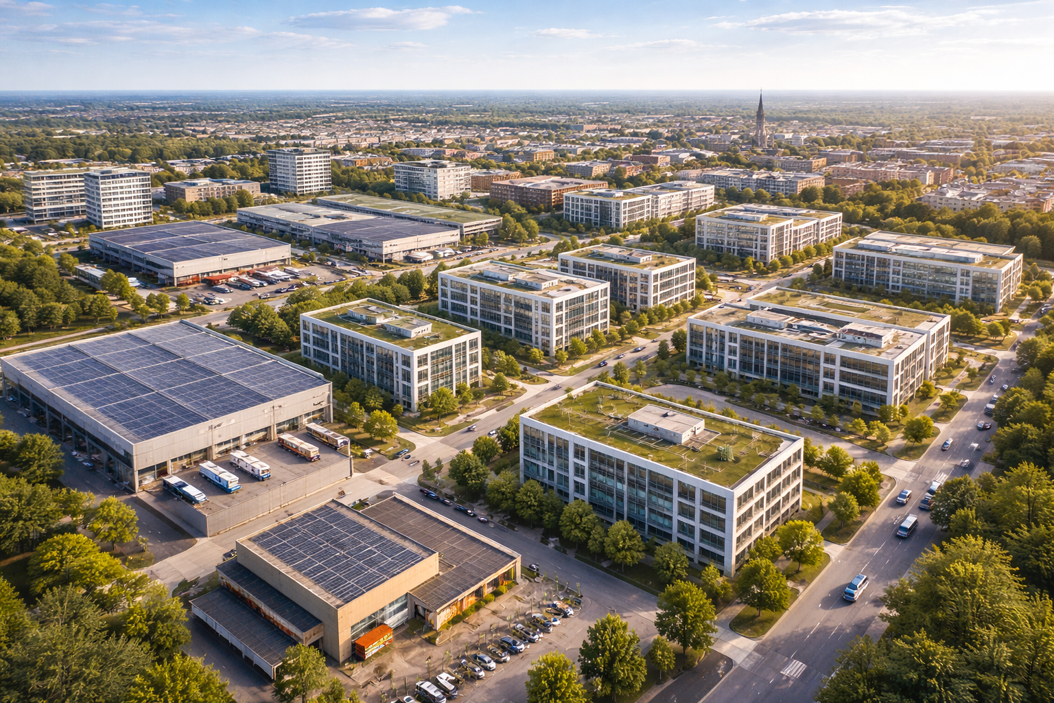parc d'activité pour stratégie de foncière immobilière